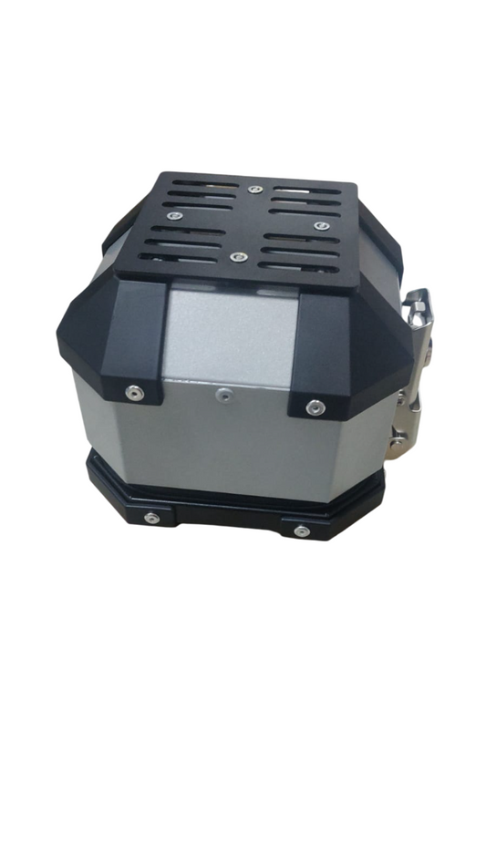 LGP 5 litres Aluminium Top Box-Silver premium-LGP11206