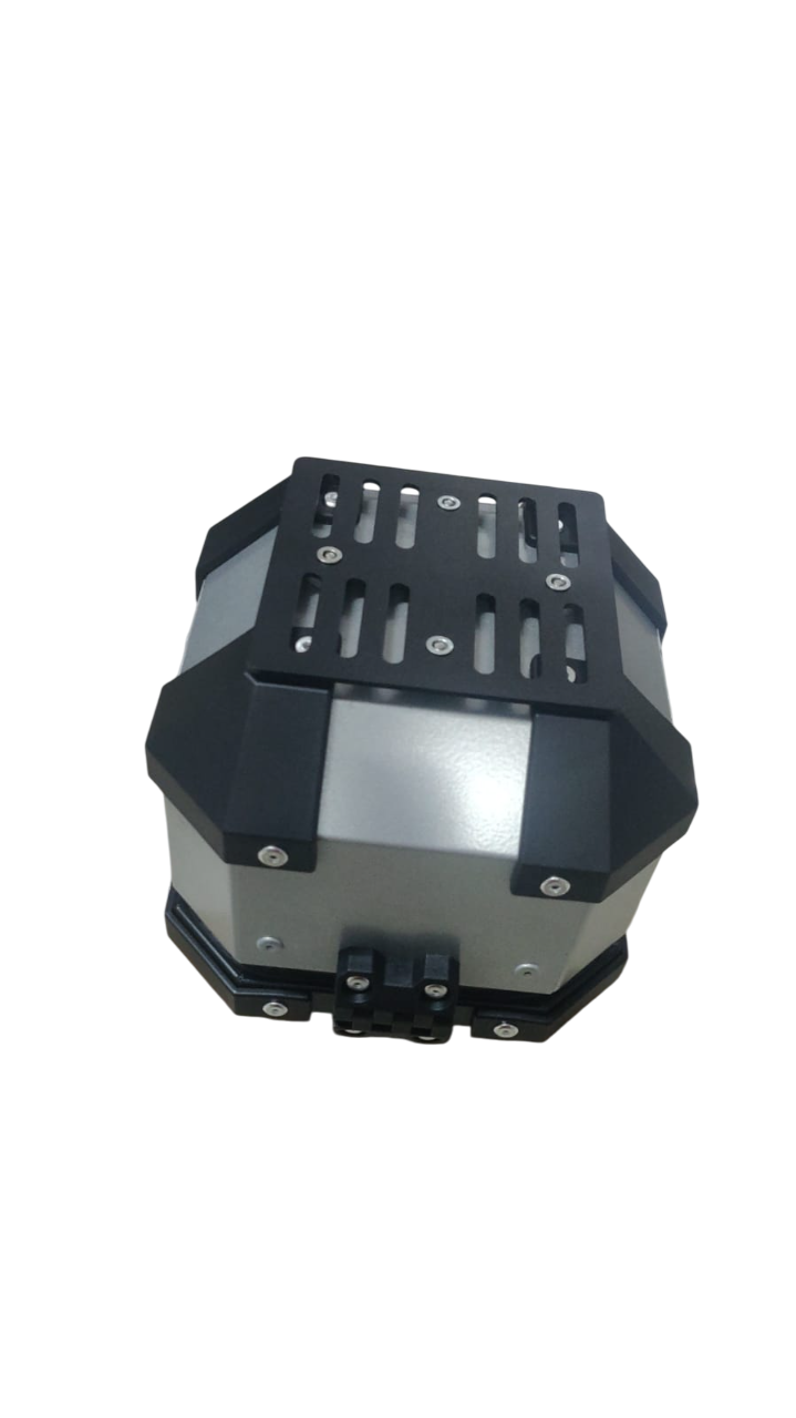 LGP 5 litres Aluminium Top Box-Silver premium-LGP11206