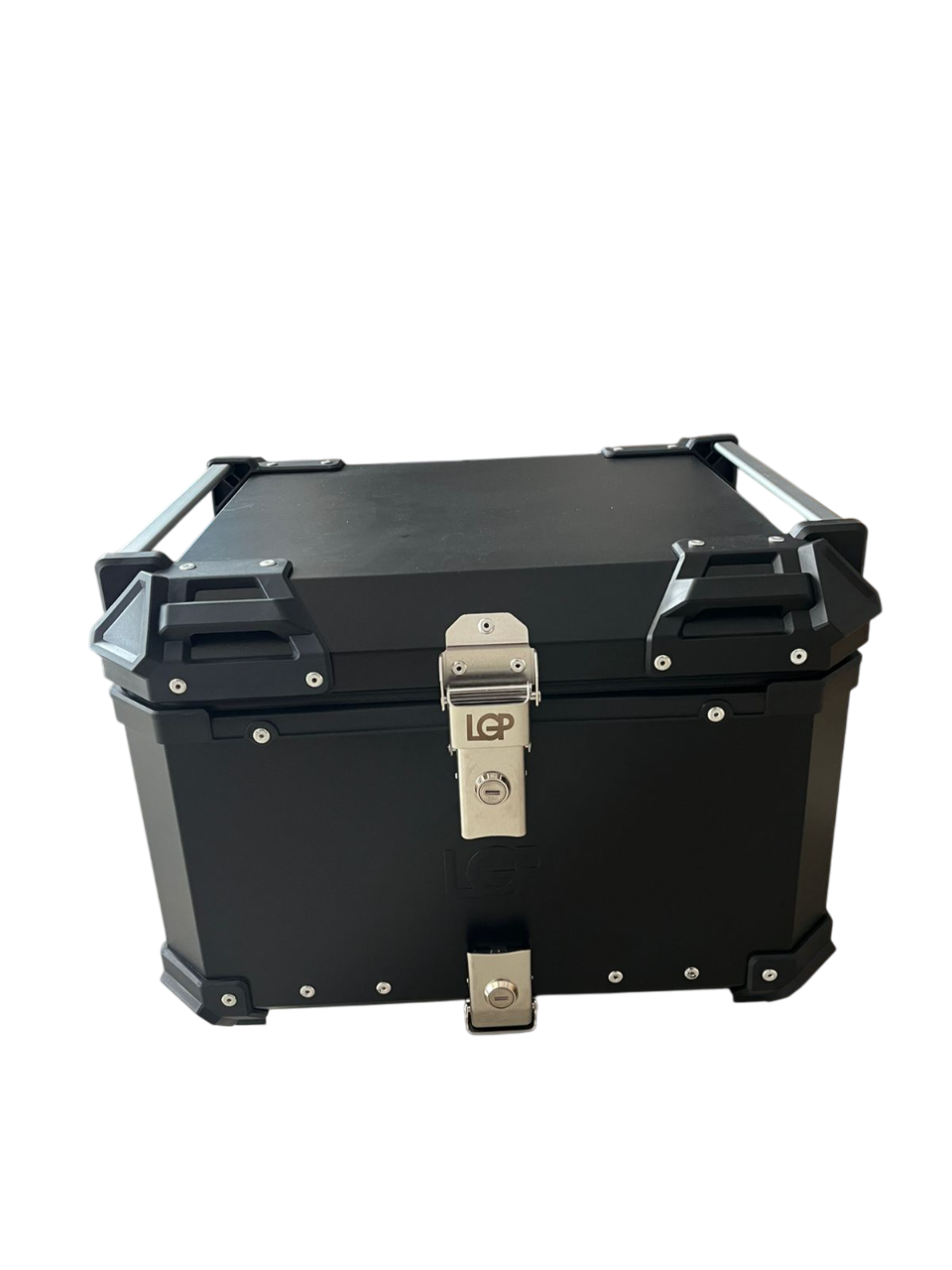 LGP 55 litres Aluminium Top Box-Black-LGP11245