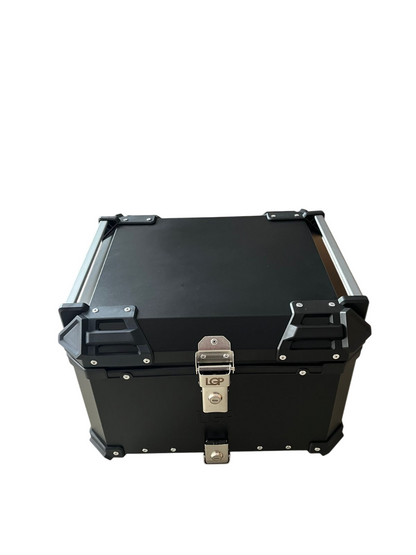 LGP 55 litres Aluminium Top Box-Black-LGP11245