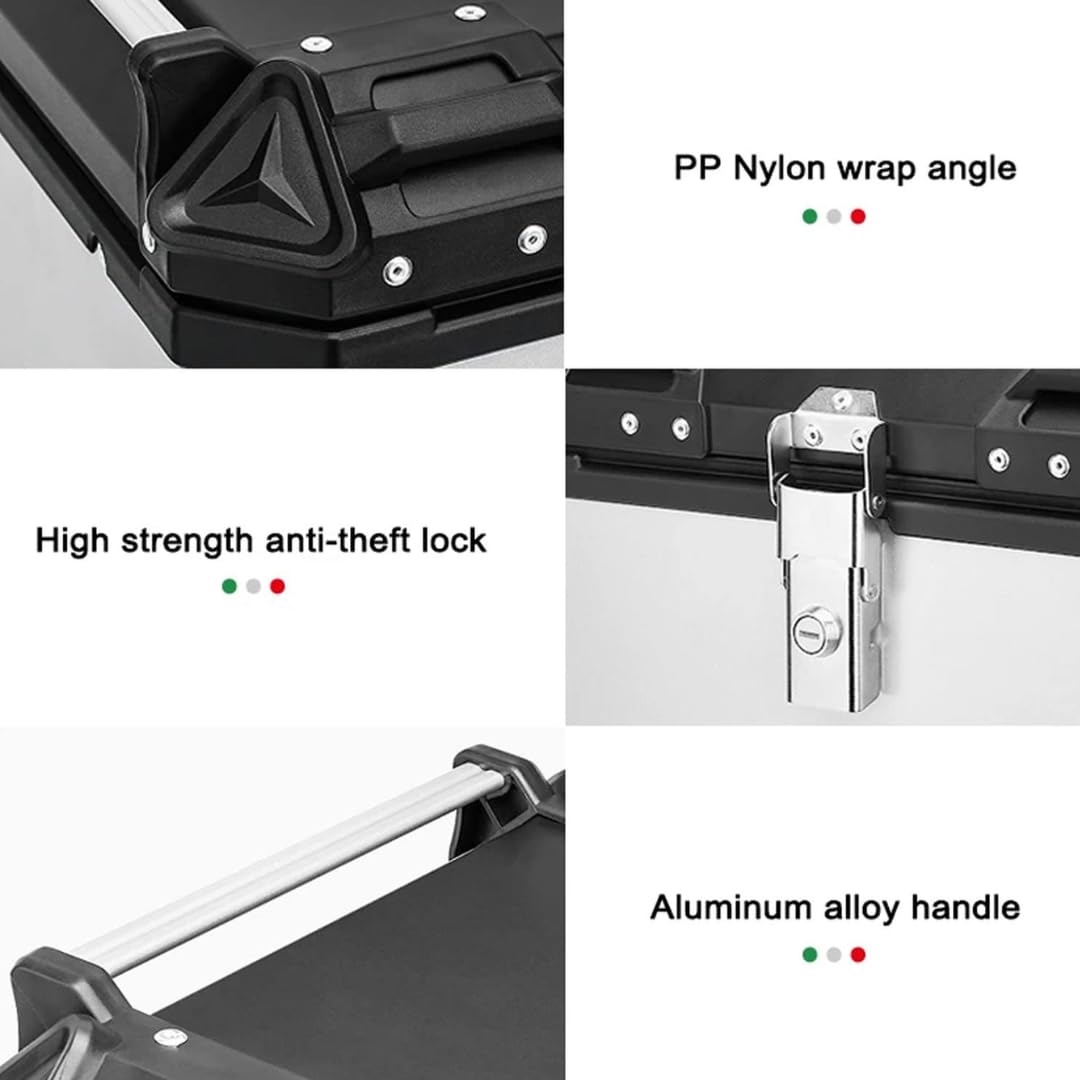 LGP Adventure Top Box For Himalayan 411450(Case) 45ltrs Black Premium By-Universal-LGP11203