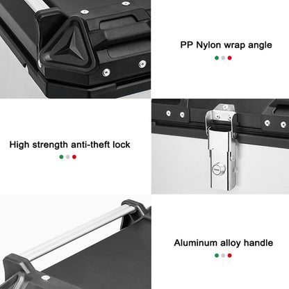 LGP Adventure Top Box For Himalayan 411450(Case) 45ltrs Black Premium By-Universal-LGP11203