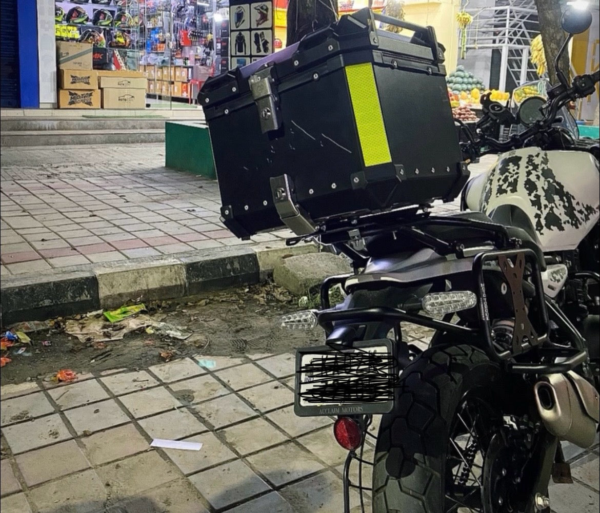 LGP Adventure Top Box For Himalayan 411/450(Case) 45ltrs Black Premium By-Universal-LGP11203