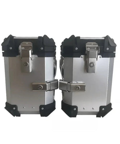 LGP Aluminium Touring Panniers 38L-Set of 2-Silver-LGP11202