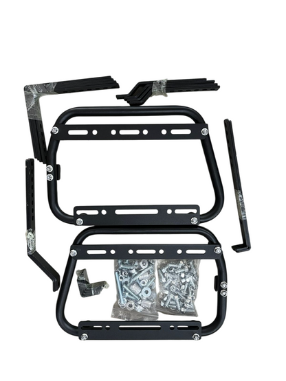 LGP Aluminium Touring Panniers 38L-Set of 2-Silver-LGP11202