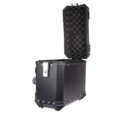 LGP Aluminium Touring Panniers 38L with brackets Set of 2-Black-LGP11256