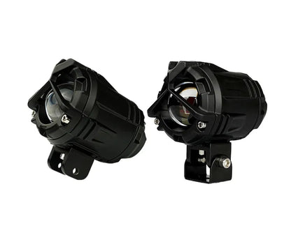 LGP Dk 350 Mercedes Ultra Wide Driving Fog Lights Whiteyellow With Wiring Harness And Wireless Button Switch 60w-LGP11350