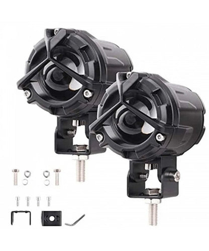 LGP Dk 350 Mercedes Ultra Wide Driving Fog Lights White/yellow With Wiring Harness And Wireless Button Switch 60w-LGP11350