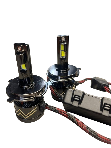 LGP H4 / H19 LED Headlight 200W Conversion Kit 22000LM Car Driving Headlamp Bulb 6000K Super Bright Beam Fog Light For All Cars-AUX1179