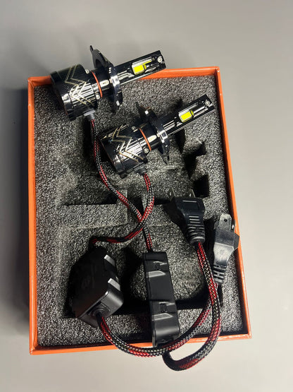 LGP H4 / H19 LED Headlight 200W Conversion Kit 22000LM Car Driving Headlamp Bulb 6000K Super Bright Beam Fog Light For All Cars-AUX1179