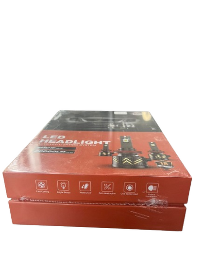 LGP H4 / H19 LED Headlight 200W Conversion Kit 22000LM Car Driving Headlamp Bulb 6000K Super Bright Beam Fog Light For All Cars-AUX1179