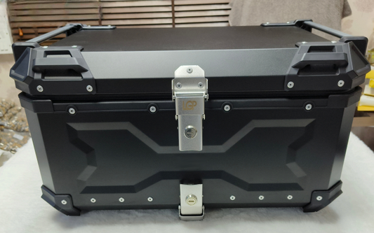 LGP Heavyduty Top Box 65L X type Premium Aluminium (Black) - Universal