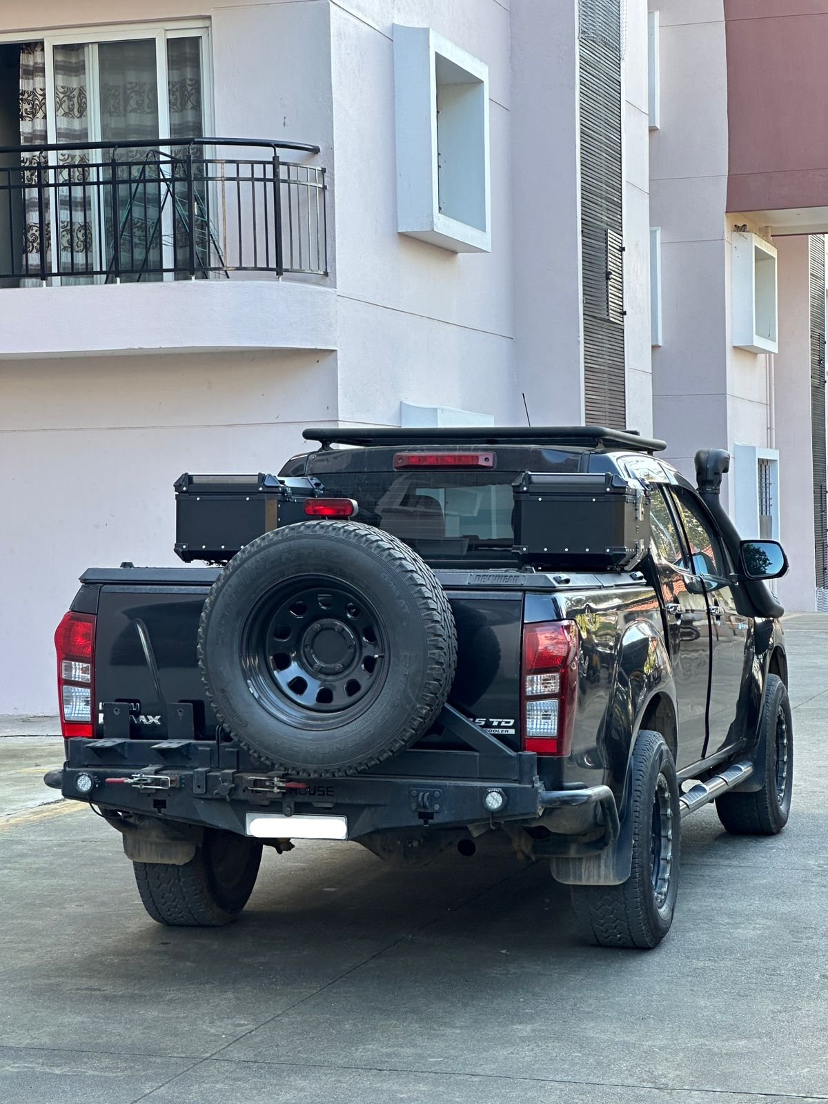 LGP Heavyduty Top Case/Top box 65L Premium Aluminium-Universal (Black)-LGP1122