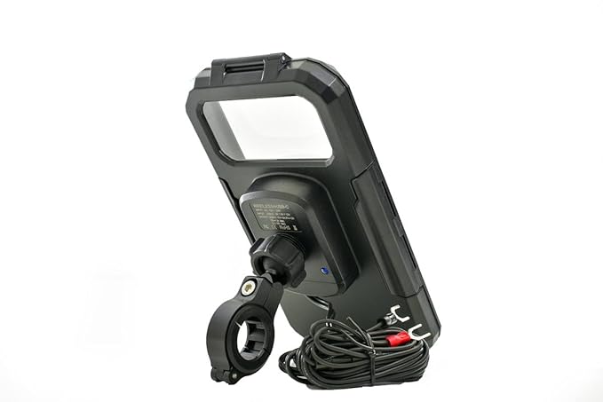 LGP MB11H Handlebar Mount Waterproof Mobile Holder with 15W Wireless & Usb-C Charger - Riders Junction