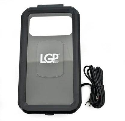 LGP MB11H Handlebar Mount Waterproof Mobile Holder with 15W Wireless & Usb-C Charger - Riders Junction