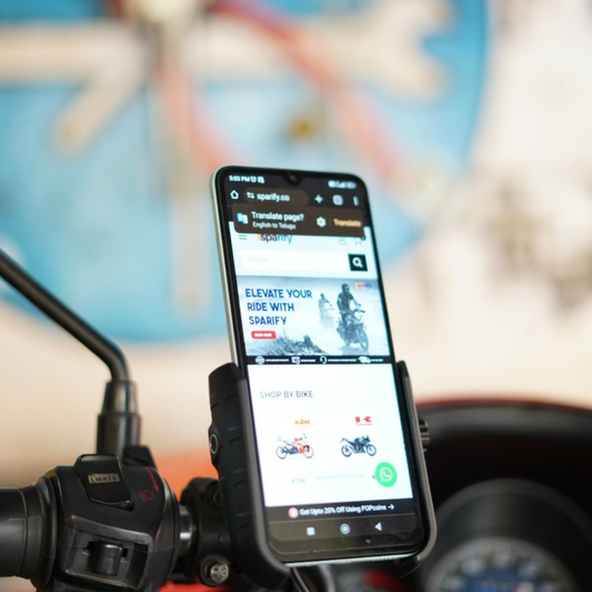 LGP Mb1 Jaw-grip Waterproof BikeMotorcycleScooter Mobile Phone Holder Mount With Fast Usb 3.0 Charger, Ideal For Maps And Gps Navigation (Black)-M8-LGP02