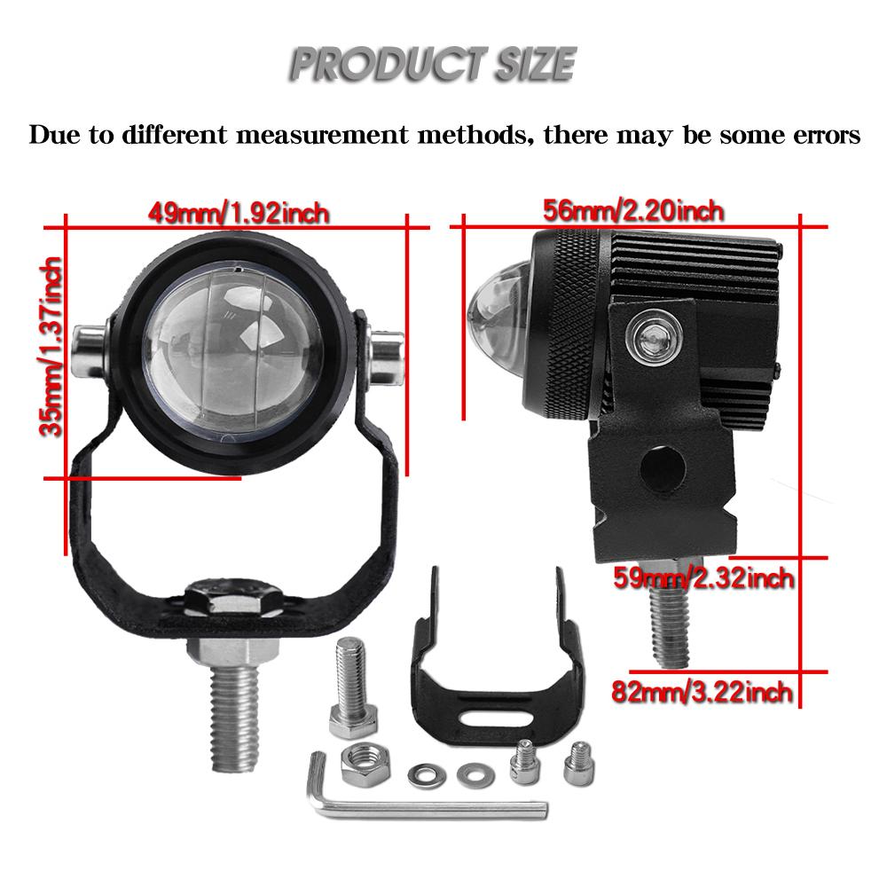 LGP Mini Driving Fog Lights 40W Dual Colour For universal Motorcycle/Scooters/Cars/Jeeps-LGP1159