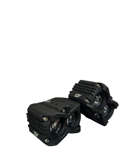 LGP Mk05 Spotlight Ip67 Waterproof Auxiliary Lights With With Harness Compatible For All Motorcycles And Cars-Premium-LGP11127