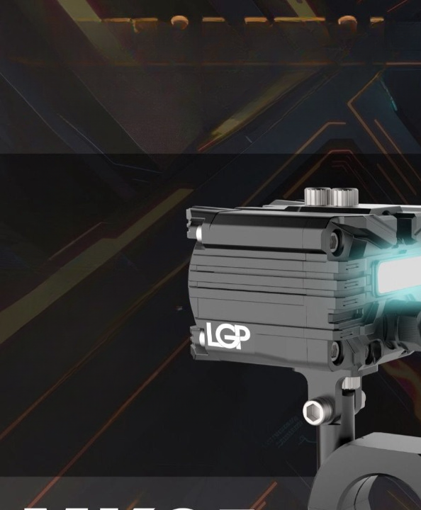 LGP Mk05 Spotlight Ip67 Waterproof Auxiliary Lights With With Harness Compatible For All Motorcycles And Cars-Premium-LGP11127