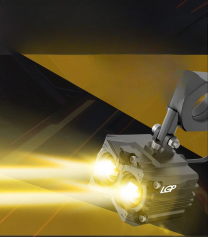 LGP Mk05 Spotlight Ip67 Waterproof Auxiliary Lights With With Harness Compatible For All Motorcycles And Cars-Premium-LGP11127