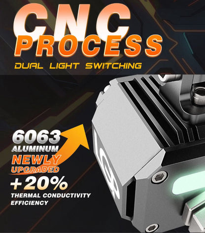 LGP Mk07 Spotlight Ip67 Waterproof Auxiliary Lights With Harness Compatible For All Motorcycles And Cars-LGP11125