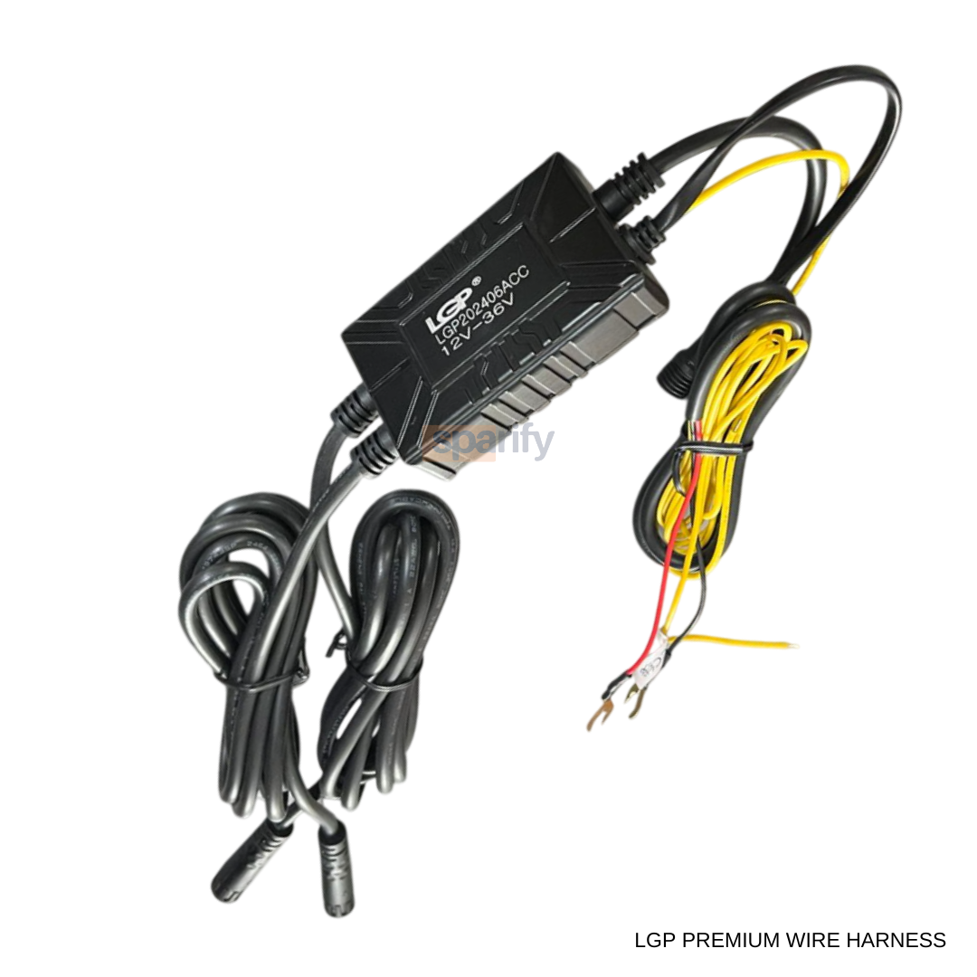 LGP Mk07 Spotlight Ip67 Waterproof Auxiliary Lights With Harness Compatible For All Motorcycles And Cars-LGP11125