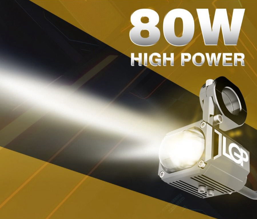 LGP Mk07 Spotlight Ip67 Waterproof Auxiliary Lights With Harness Compatible For All Motorcycles And Cars-LGP11125