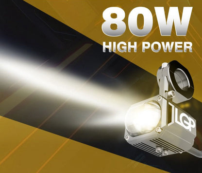 LGP Mk07 Spotlight Ip67 Waterproof Auxiliary Lights With Harness Compatible For All Motorcycles And Cars-LGP11125