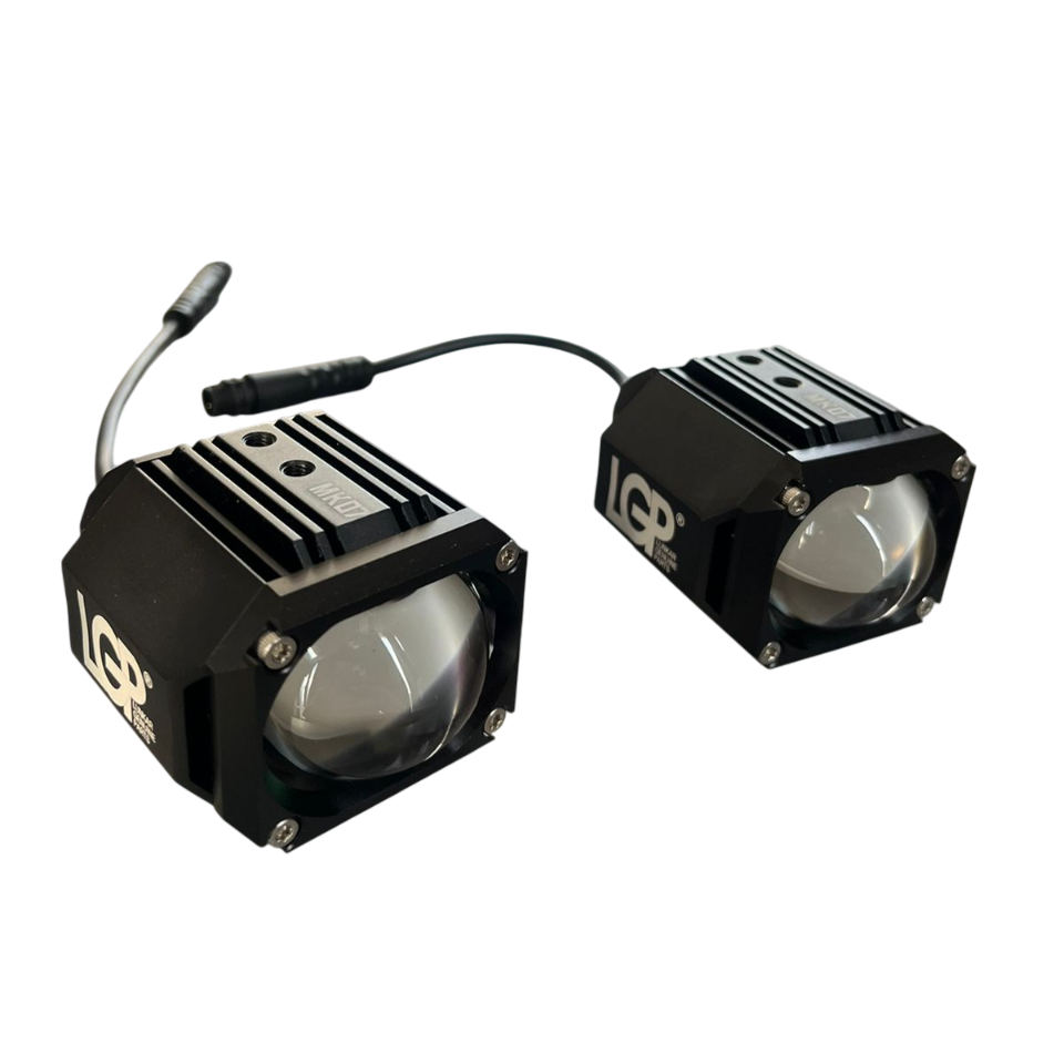 LGP Mk07 Spotlight Ip67 Waterproof Auxiliary Lights With Harness Compatible For All Motorcycles And Cars-LGP11125