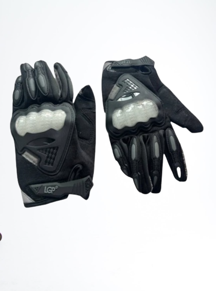 LGP Motocross Riding Gloves (Black/Grey)