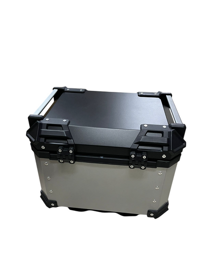 LGP Motorcycle Top Box-X Type-45l Silver Premium Fits All Motorcycle-LGP11240