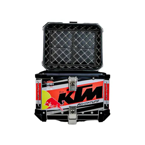 LGP Premium Aluminium KTM Graphics Top Box 45 Ltrs-LGP11201