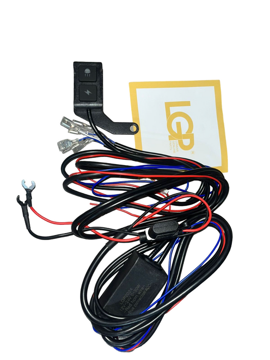 LGP Premium Wire Harness Dual Colour - With Dual SwitchRelayFuseFlasher-AUX11204
