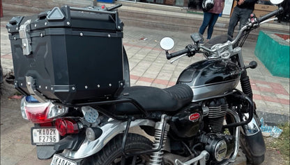 LGP Premium X Aluminium Top Box 45l-Black( Compatible For All Motorcycle )-LGP1130