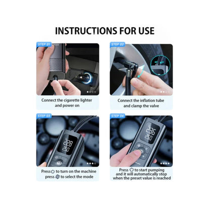 LGP-Tire Inflator Portable Air Compressor-T15B