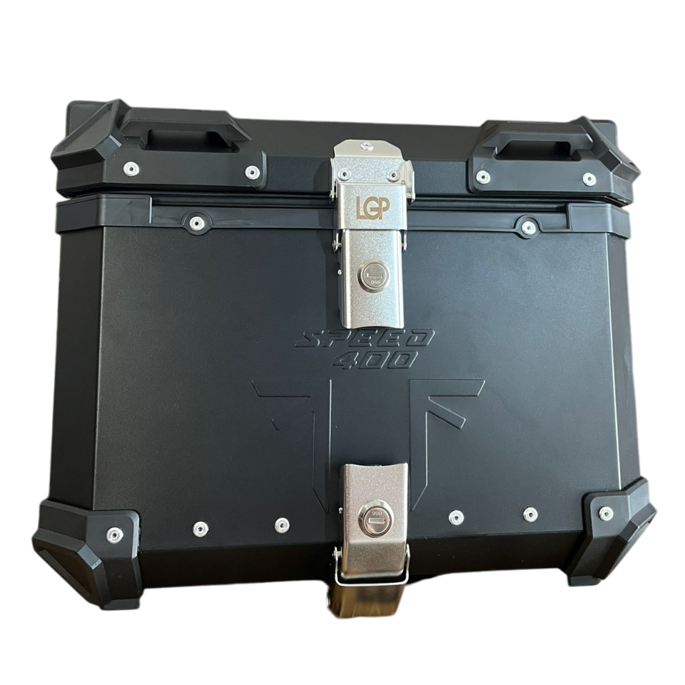 LGP Triumph speed 400 LGP Premium Aluminium Top Box 45L - Black
