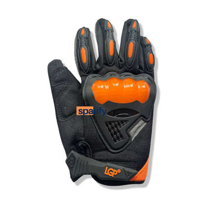 LGP Motocross Riding Gloves Black (Orange)