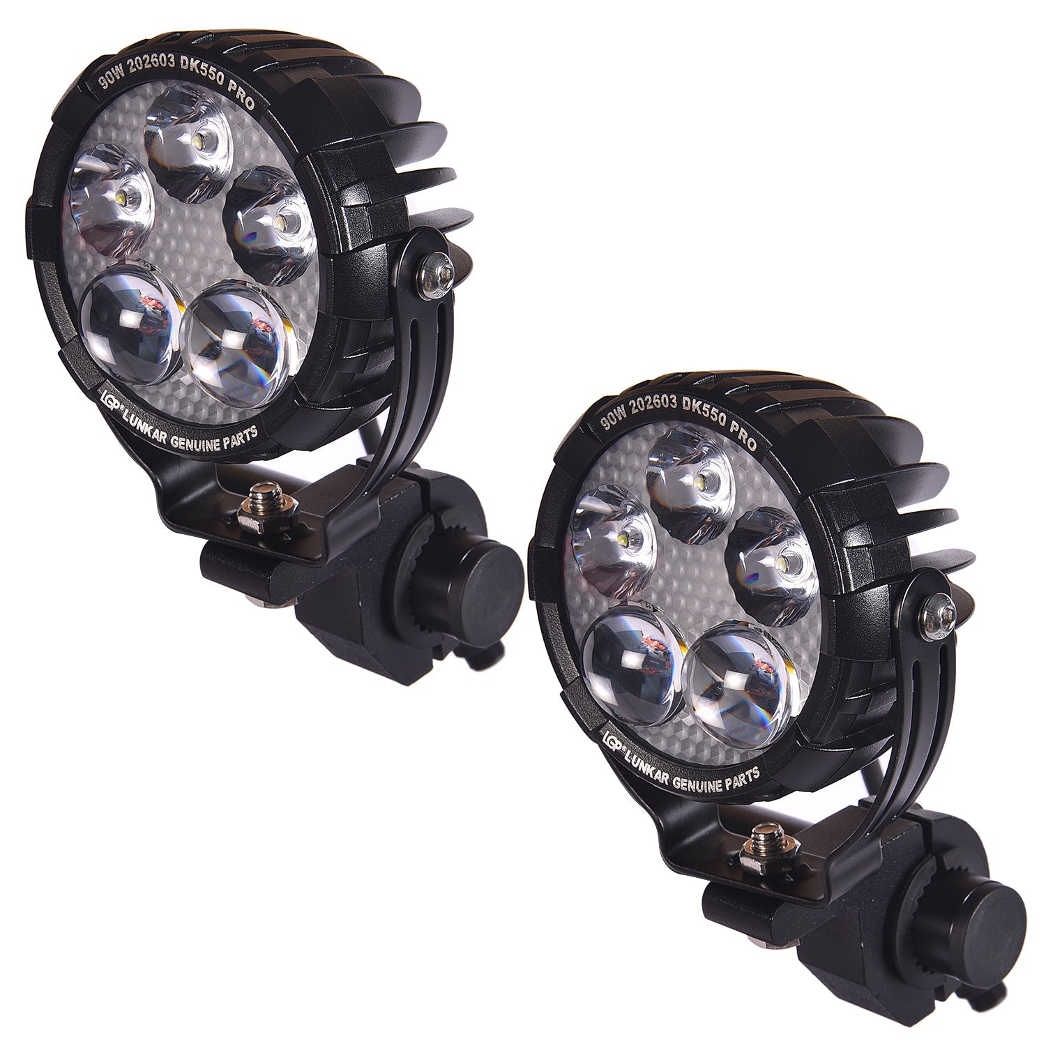 LGP DK-550 PRO 90W LED Spotlight for Bike & Car  Waterproof IP67 Auxiliary Fog Light  High Power Driving Lamp