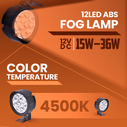 LGP Fog Lamp 12 LED ABS