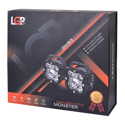 LGP Fog Lamp DK50 High Power Motorcycle Spotlight 110W 13750LM LED