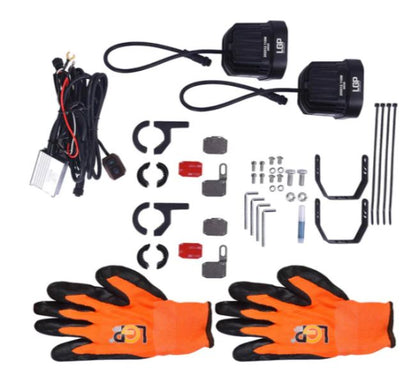 LGP Motorcycle Fog Lights 110w (Spotlight) DK 50