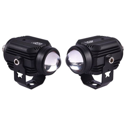 LGP Fog Lamp Dk16 With Wireless Harness Switch And Clamps For All Bikes