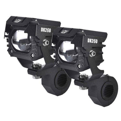 LGP Fog Lamp Dk260 With Wiring Harness And Wireless Switch For All Bikes