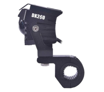 LGP Fog Lamp Dk260 With Wiring Harness And Wireless Switch For All Bikes