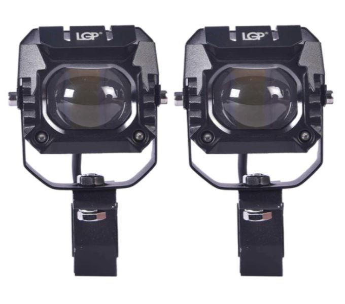 LGP Fog Lamp Dk260 With Wiring Harness And Wireless Switch For All Bikes