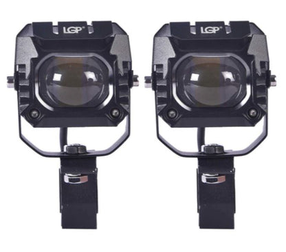 LGP Fog Lamp Dk260 With Wiring Harness And Wireless Switch For All Bikes