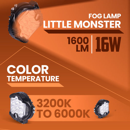LGP Fog Lamp Little Monster White