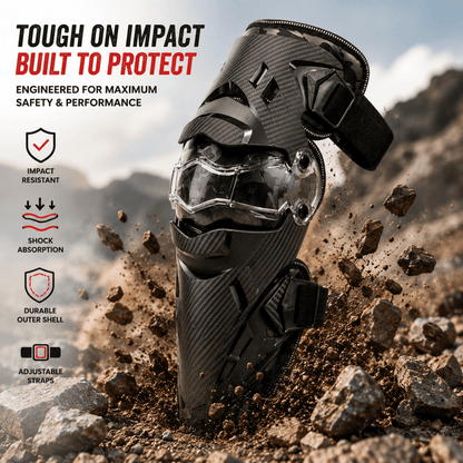 LGP Motorcycle Knee Guard Set of 2 - Riding Safety & Knee Protection