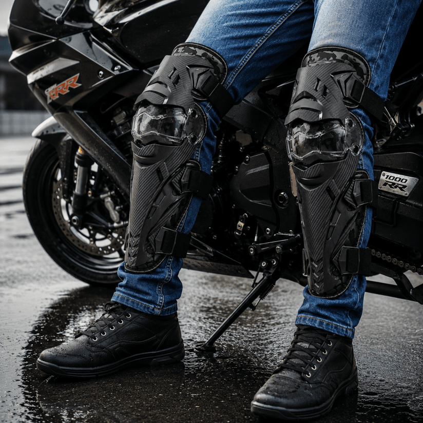 LGP Motorcycle Knee Guard Set of 2 - Riding Safety & Knee Protection
