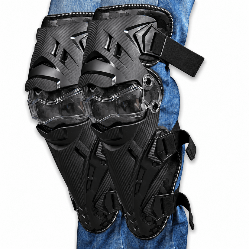 LGP Motorcycle Knee Guard Set of 2 - Riding Safety & Knee Protection